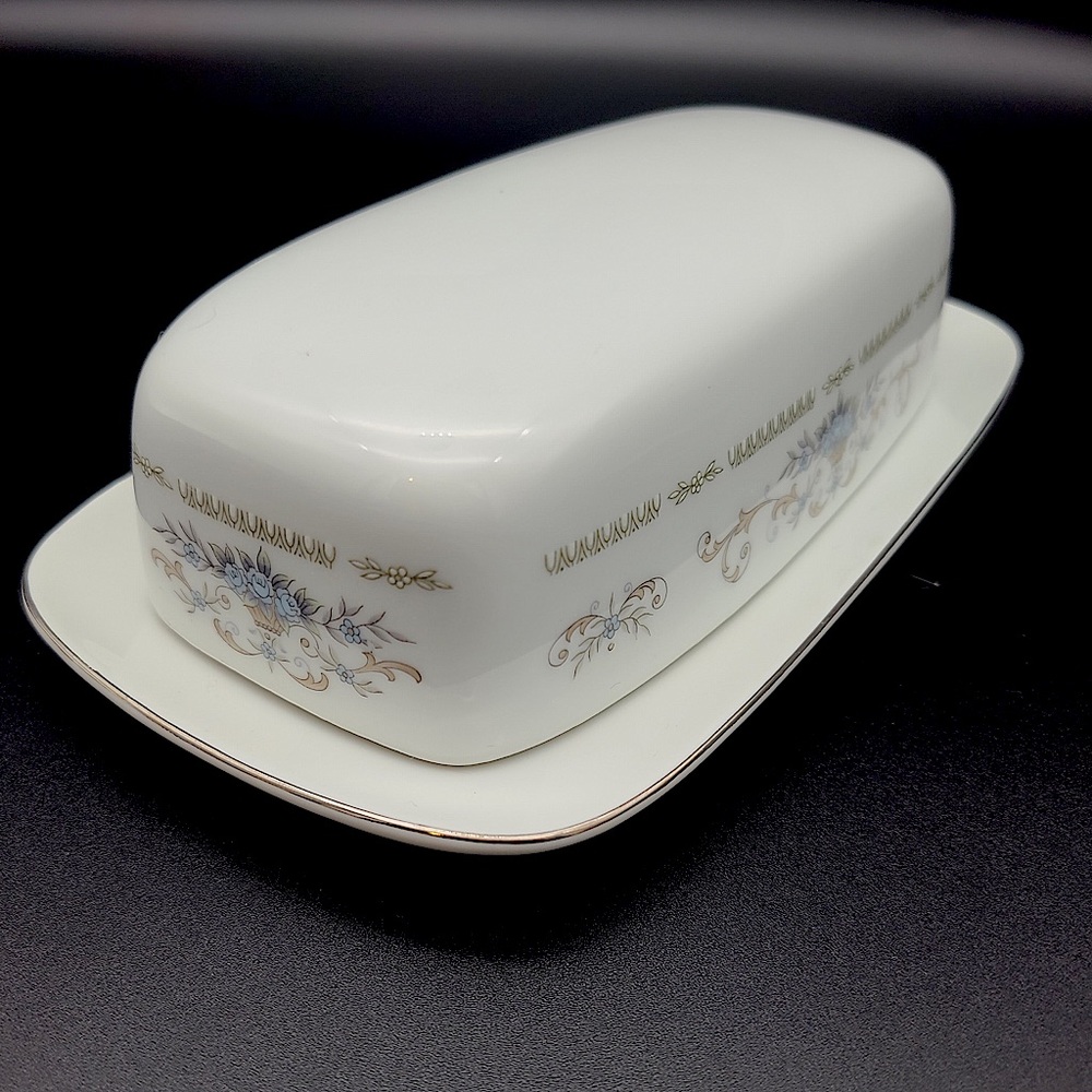 Diane Fine Porcelain China Butter Dish vintage